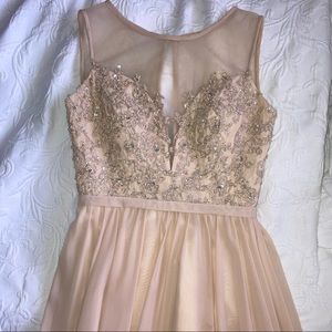 Champagne Bridesmaid Dress